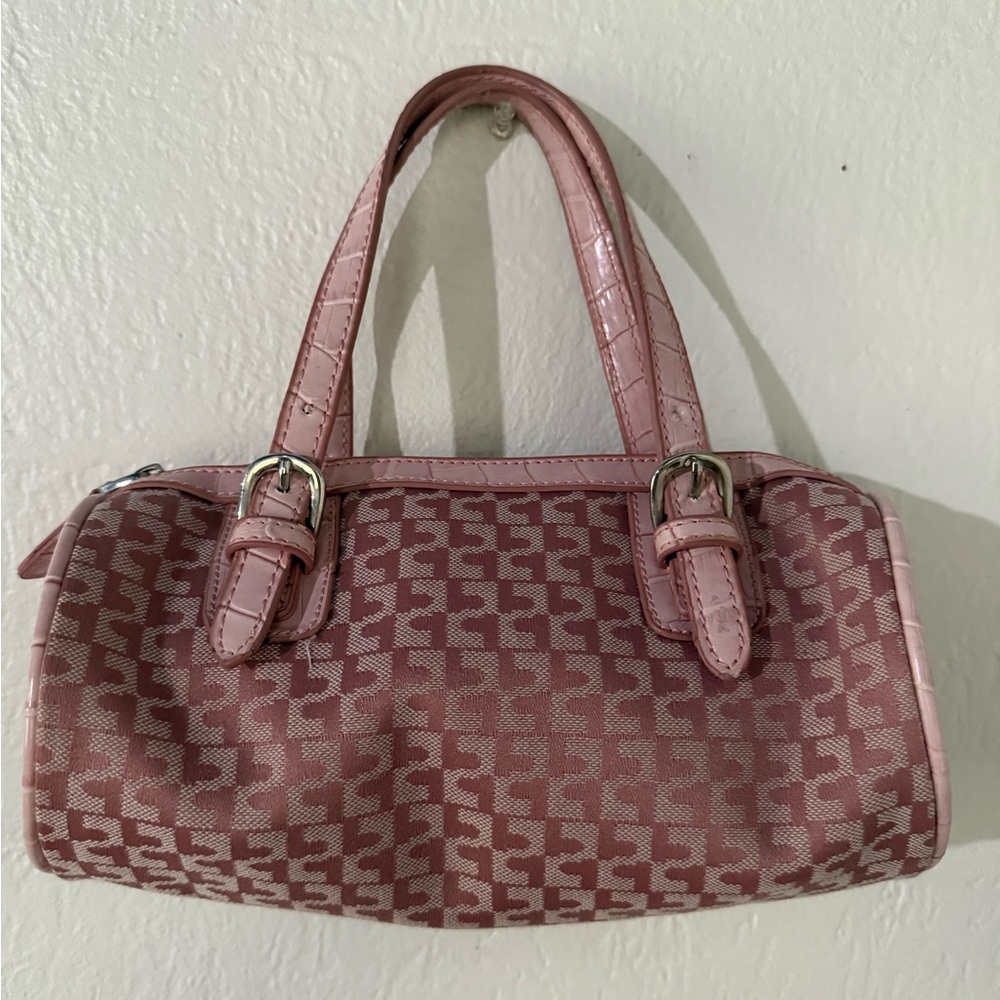 Charter Club Pink Patterned Satchel